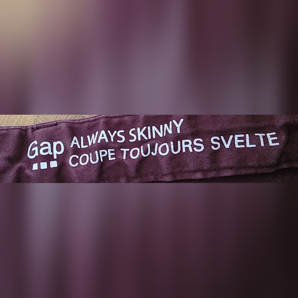 Gap Skinny Jeans in Eggplant size 6 - Picture 2 of 11